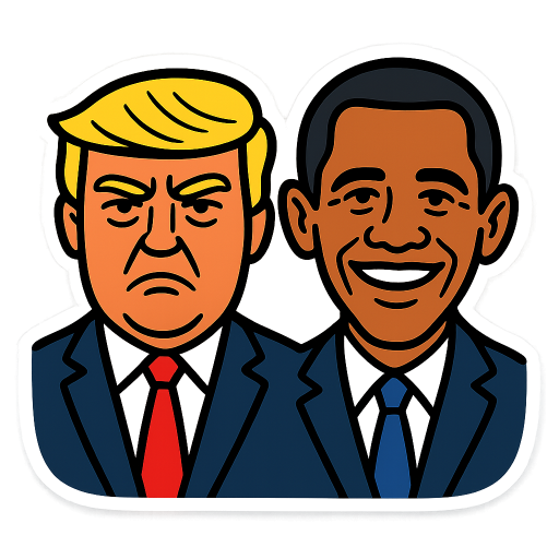trump and obama