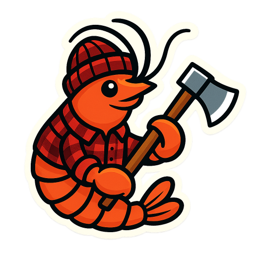 a lumberjack shrimp